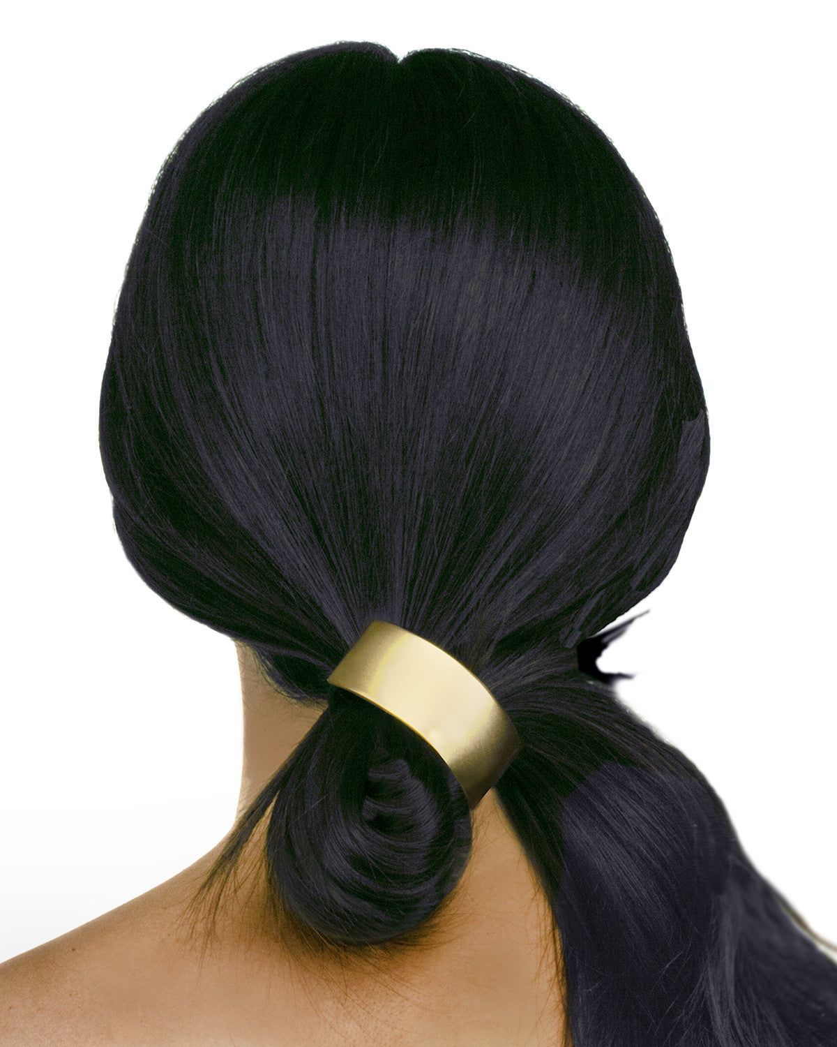 Maxi Pony Holder: Gold Matte