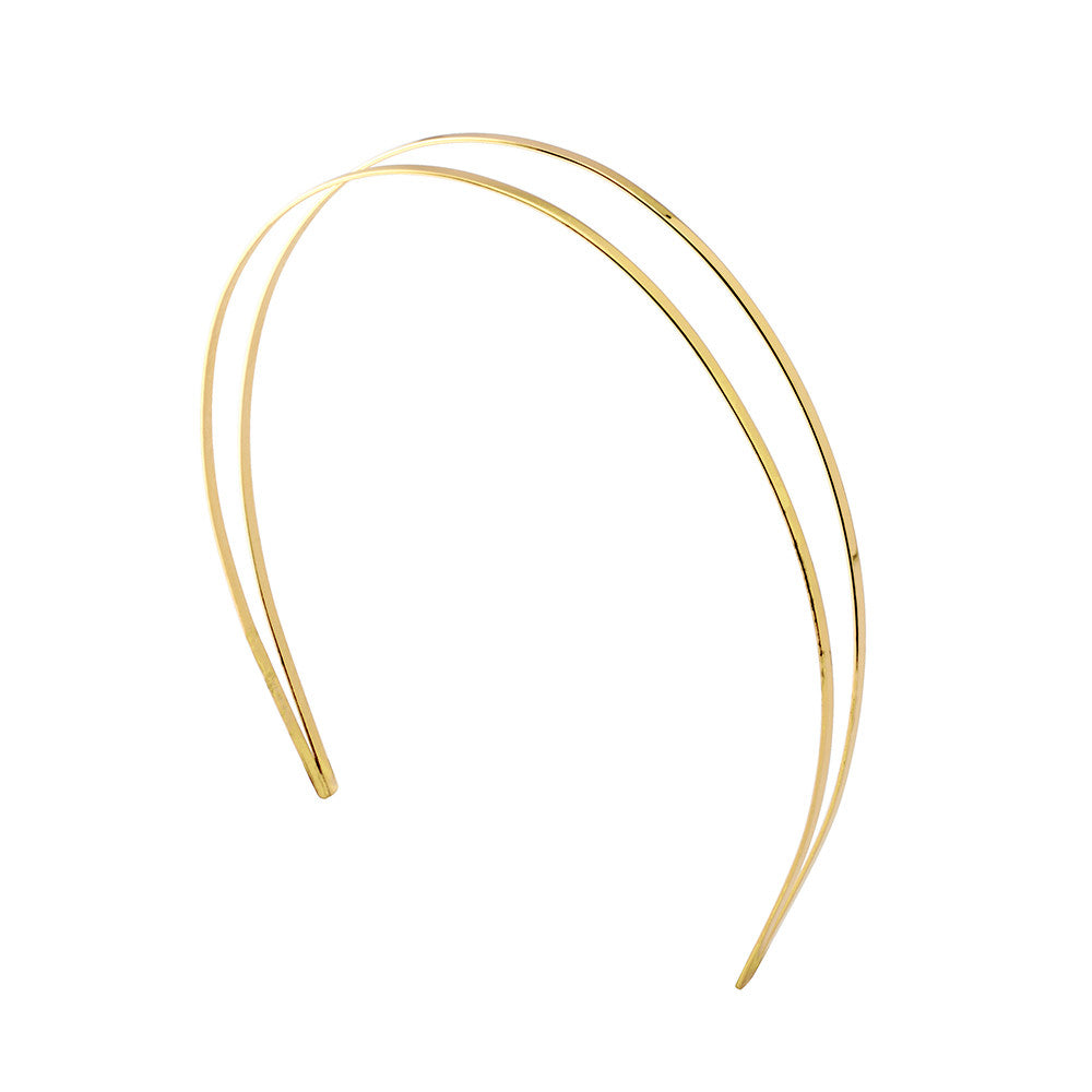 Coveted Headband 2 Tone Gold