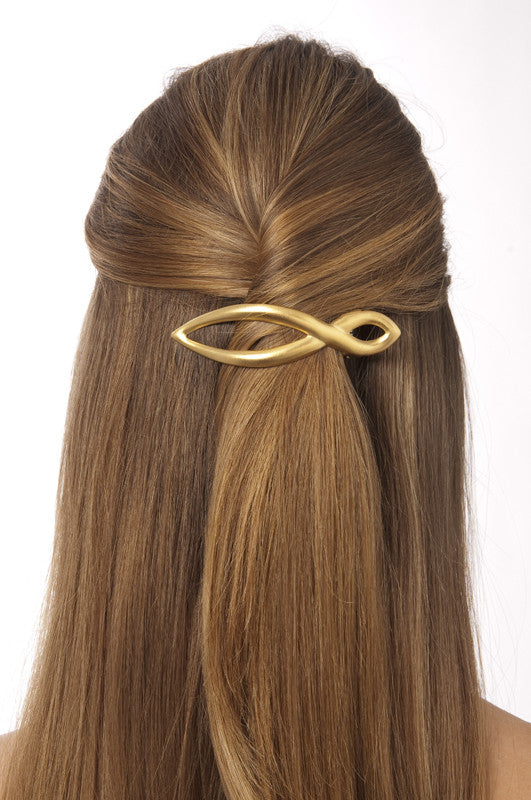 Power Clip Gold Matte Medium