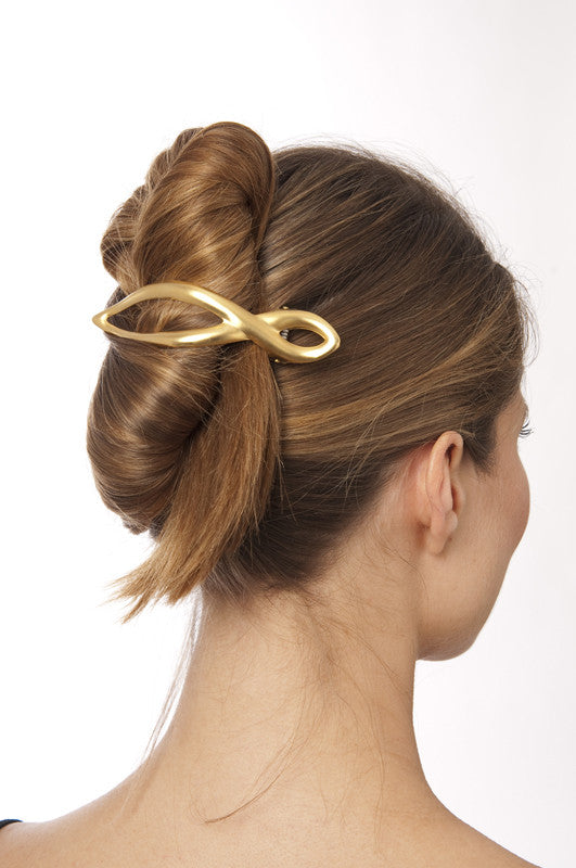 Power Clip Gold Matte Medium