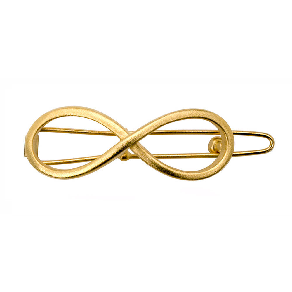 8 Small Barrette Gold Matte
