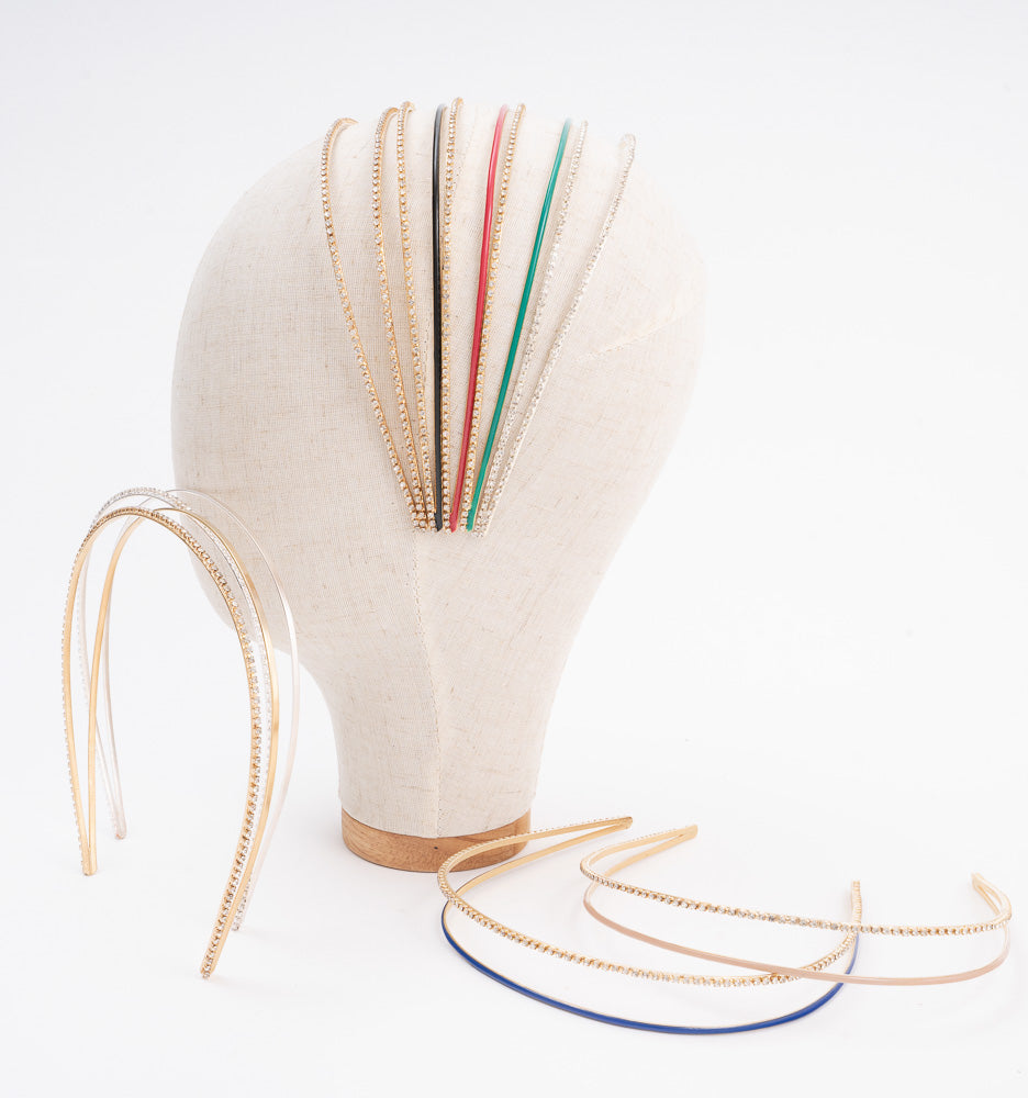 Coveted Headband Blue Belle with Crystals