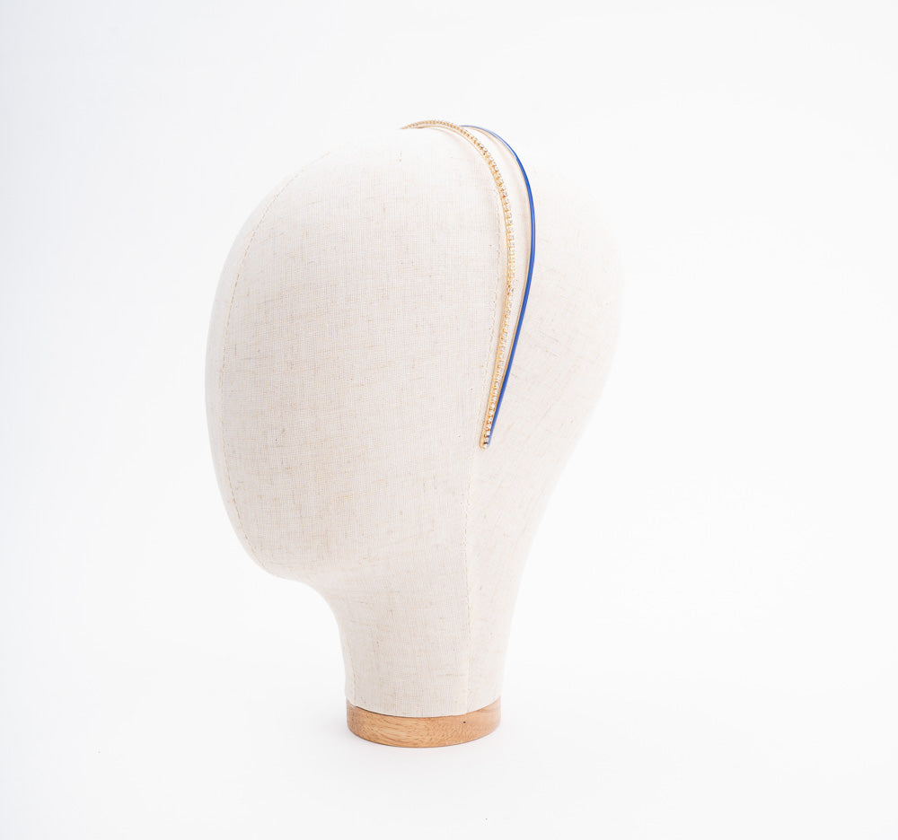 Coveted Headband Blue Belle with Crystals