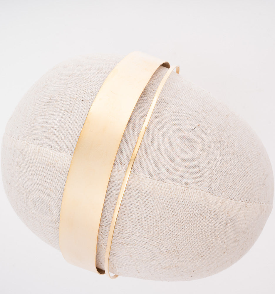 Awesome Headband 2 Tone Gold