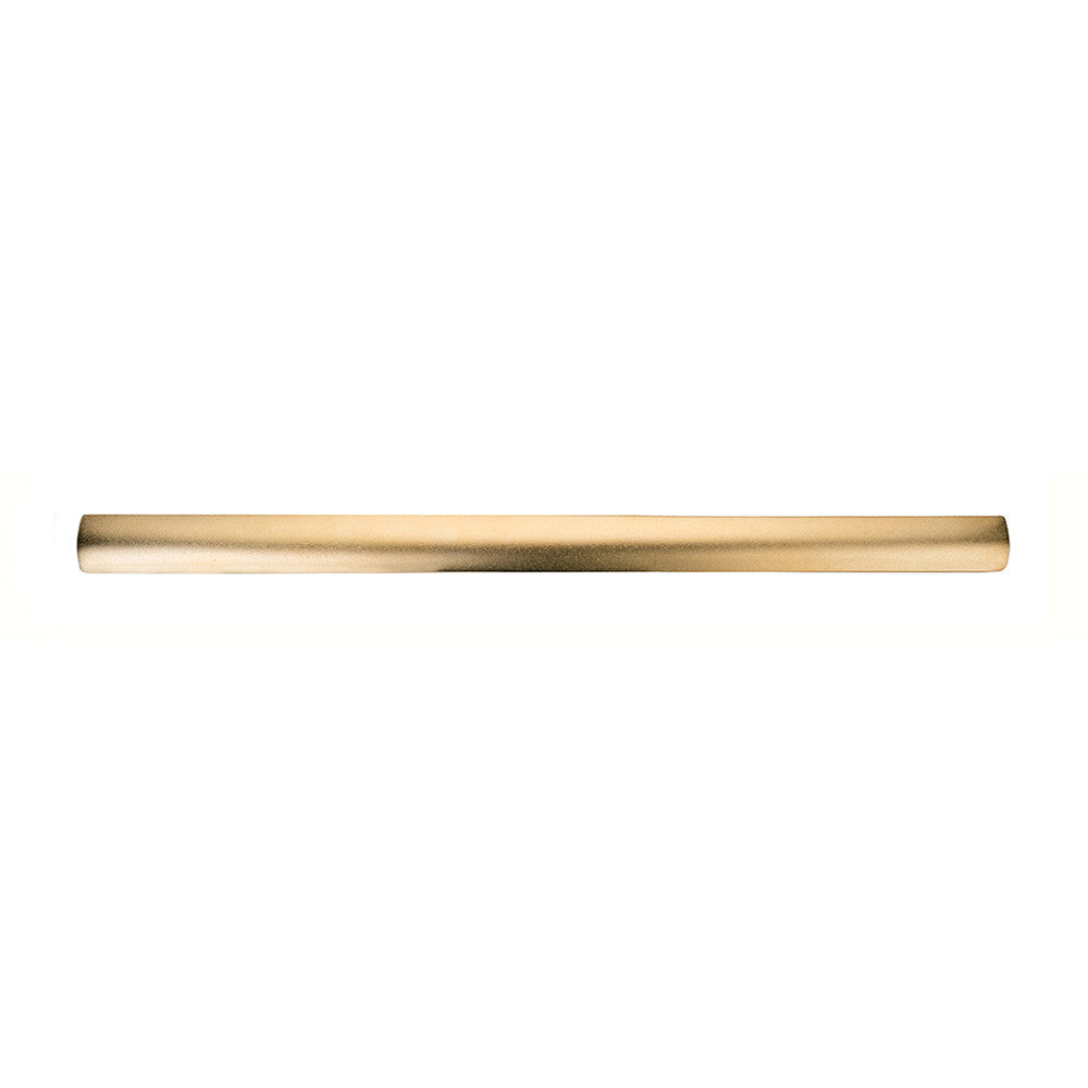 French Thin Rectangle Barrette Gold Matte