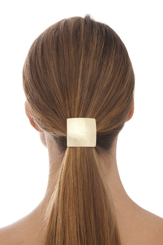 Instant Cool Square Pony Holder Shaved Gold